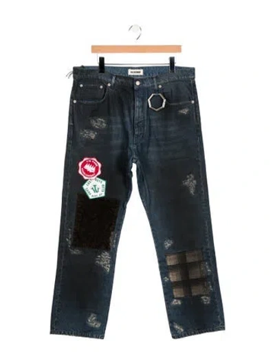Pre-owned Alchemist Straight-leg Jeans W/ Tags In Blue