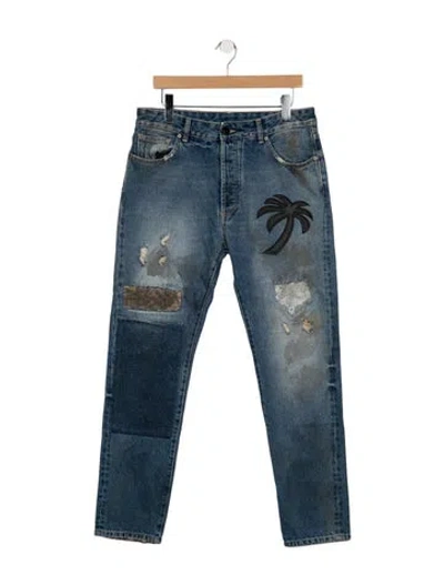 Pre-owned Alchemist Straight-leg Jeans W/ Tags In Blue