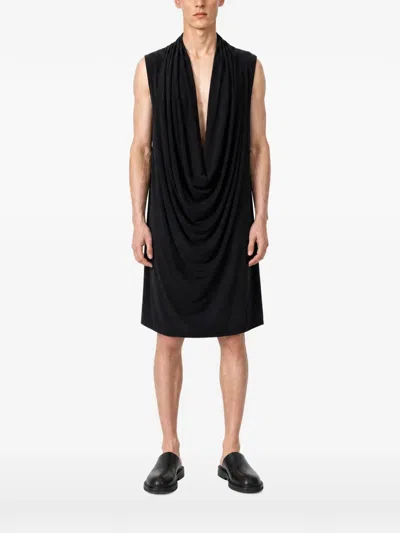 Alchemy Draped Sleeveless T-shirt In 블랙