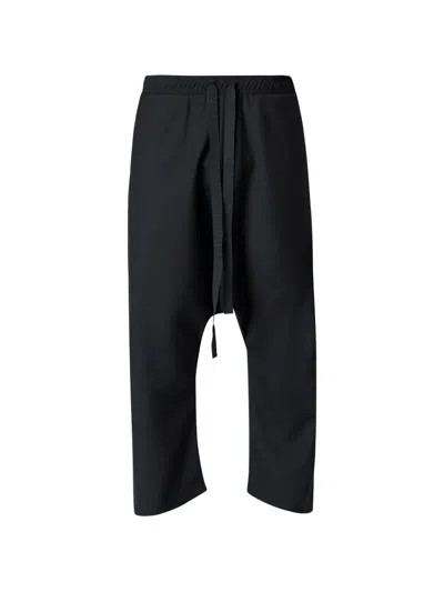 Alchemy Drawstring Trousers In Black