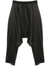 Alchemy Drop-crotch Trousers In Black