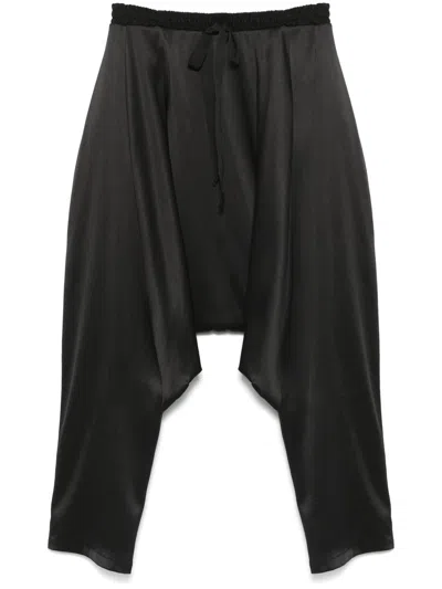 Alchemy Drop-crotch Trousers In Black
