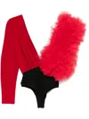 Alchemy Lia Bodysuit In Red