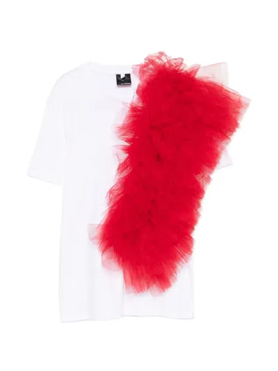 Alchemy Ruffled T-shirt In White