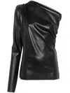 Alchemy X Lia Aram Asymmetreic Top In Black