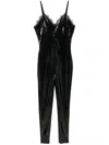 Alchemy X Lia Aram Patent Jumpsuit In 黑色
