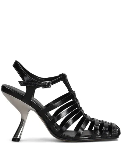 Alchimia Di Ballin 100mm Caged Sandals In Black