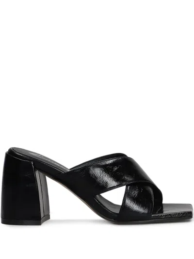 Alchimia Di Ballin 90mm Leather Mules In Schwarz