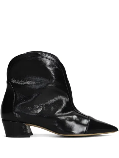 Alchimia Di Ballin Alba Ankle Boots In Black
