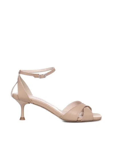 Alchimia Heeled And Strappy Sandals In Nude