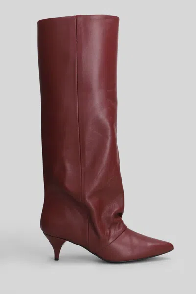 Alchimia High Heels Boots In Red