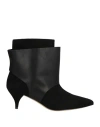 Alchimia Napoli Woman Ankle Boots Black Size 8 Calfskin