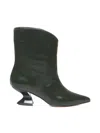 Alchimia Pointed-toe Sculpted-heel Ankle Boots