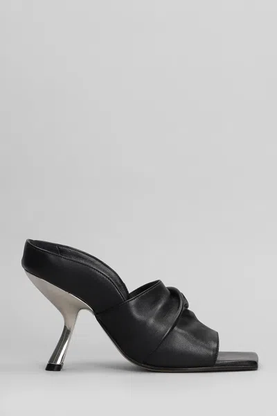 Alchimia Slipper-mule In Black Leather