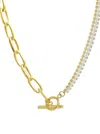Alco Jewelry Crystal Vision Necklace In Gold In Gold