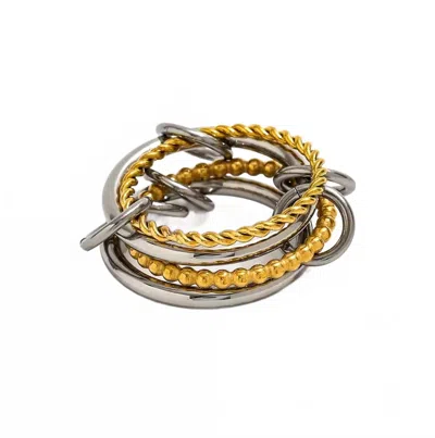 Alco Jewelry Women's Guardian Ring In Silver In Gold