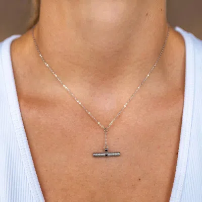 Alco Jewelry Women's Lasso Necklace In Silver In Multi