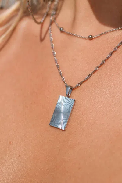 Alco Jewelry Women's Stainless Steel Necklace In Silver
