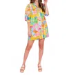 Alden Adair Abigail Dress In Van Gogh In Multi