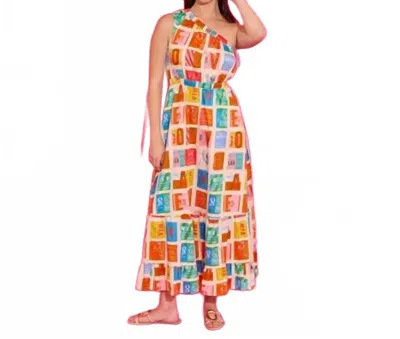 Alden Adair Addison Dress In Voyage In Multi