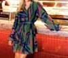 Alden Adair Adele Dress In Ribbon In Multi