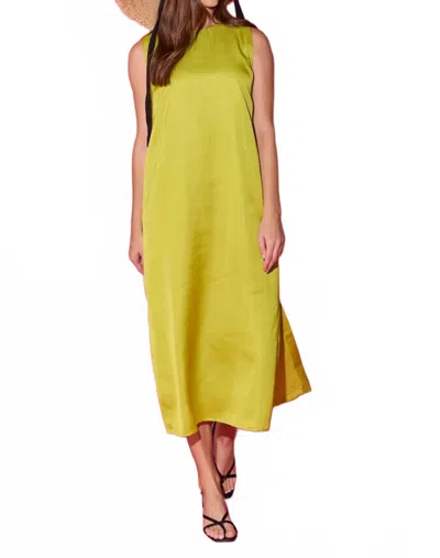 Alden Adair Amelia Midi Dress In Vine In Green