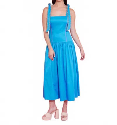 Alden Adair Anna Cate Dress In Riviera Blue