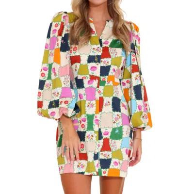 Alden Adair Athena Dress In Al Fresco In Multi