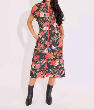 Alden Adair Belle Midi Dress In Florence In Multi