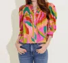 Alden Adair Blake Top In Daybreak In Multi