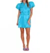 Alden Adair Blakely Mini Dress In Marine In Blue