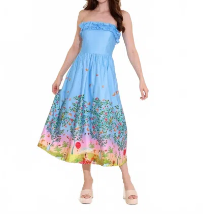 Alden Adair Catherine Dress In Promenade In Multi
