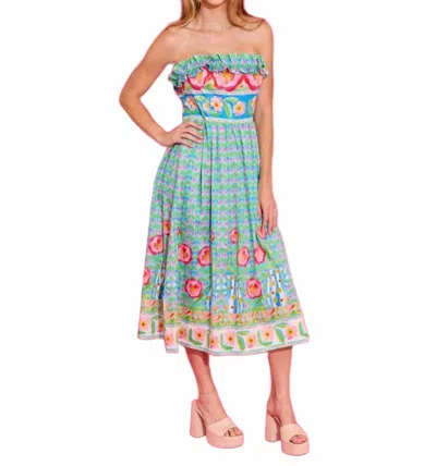 ALDEN ADAIR CATHERINE MIDI DRESS IN CHATEAU