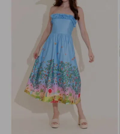 ALDEN ADAIR CATHRINE DRESS IN BLUE