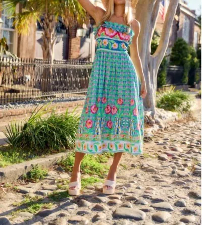 ALDEN ADAIR CATHRINE DRESS IN BLUE