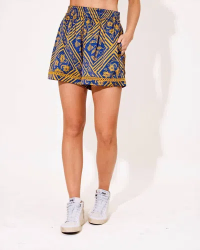 Alden Adair Celine Short In Flourish In Multi