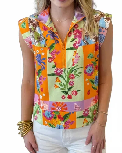 Alden Adair Clara Top In Multicolor