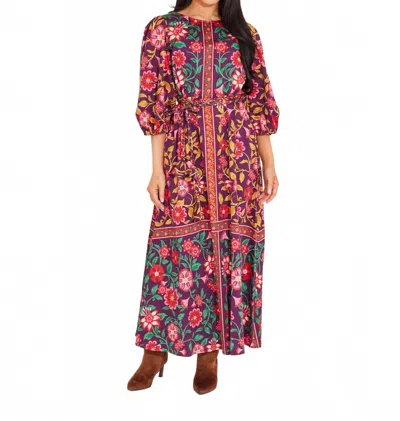 Alden Adair Clover Dress In Medeival Floral In Multi