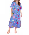 Alden Adair Delaney Dress In Coastal Icon In Blue