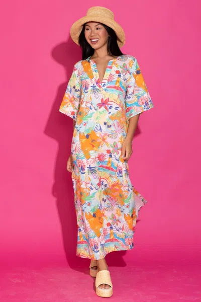 Alden Adair Delaney Maxi Dress In Nantucket In Multi