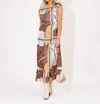 Alden Adair Estelle Dress In Equestrian In Multi