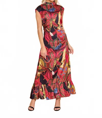 Alden Adair Estelle Maxi Dress In Jungle Floral In Multi