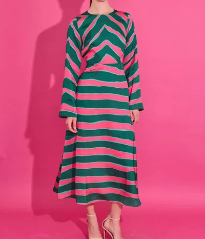 Alden Adair Everly Maxi Dress In Ziggy Palm In Multi