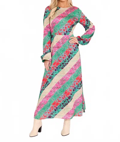 Alden Adair Everly Maxi Dress In Alabaster In Multi