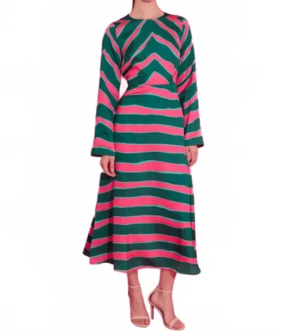 Alden Adair Everly Maxi Dress In Ziggy Palm In Multi