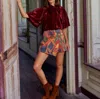 Alden Adair Felicity Skort In Royal Ikat