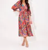 Alden Adair Frances Dress In Jewel Box In Multi