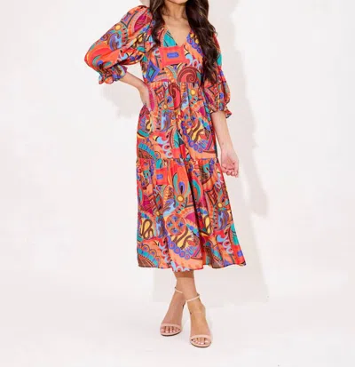 Alden Adair Frances Dress In Jewel Box In Multi