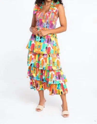 Alden Adair Frida Dress In Multi