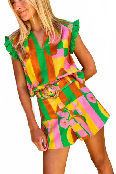 Alden Adair Gigi Top In Grasse In Multi